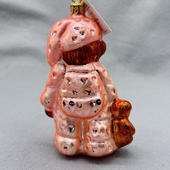 Vintage Christopher Radko Ornament 1996 Bearly Awake Retired Pediatric Cancer - Picture 5 of 9